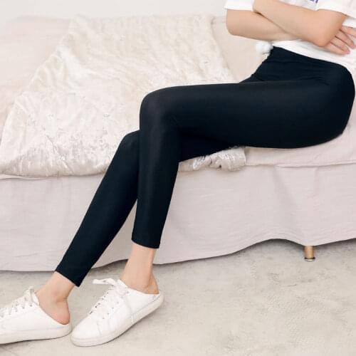 Leggings Women High Wiast Slim Fit Girls Ankle Length Stretch High Spandex Leggings Seamless Sexy Booty Lifting Casual Legging