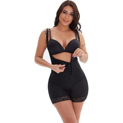 Women Waist trainer Body Shaper Bodysuit Latex Shapewear Butt Lifter Tummy Control Waist Corset Slimming Underwear Modelador VIP