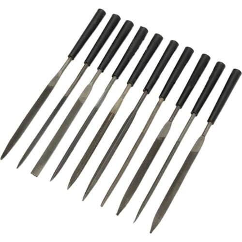 10 pcs/set Metal Needles File for Glass Stone Jewelers Diamond Wood Carving Craft Sewing Hand Files Tools