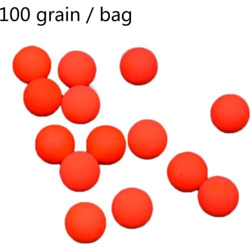 100 Pcs Set EPS Float Ball Foam Ball Eye-catching Beans Modified Float Ball Float Spherical Buoy Fishing Gear Bright Colors