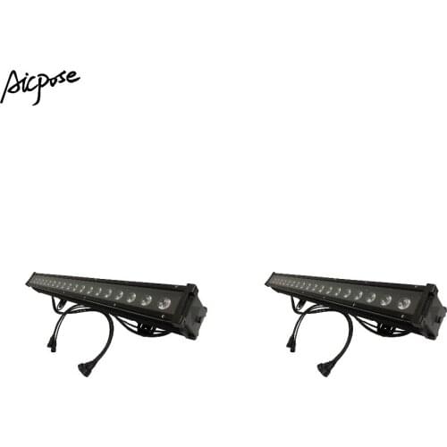 2pcs/lots IP65 Waterproof 18x10W RGBW 4 in 1 LED Flood Lights Dj Disco Bar Lights Wedding Stage Lighting 18*10w Wall Washer