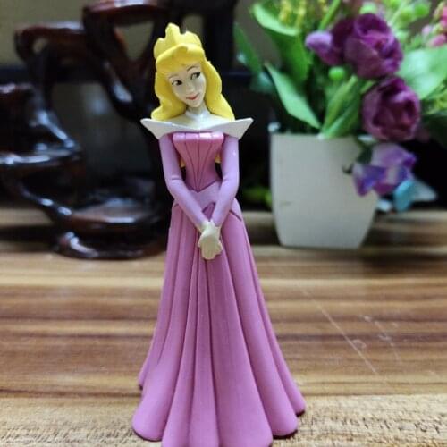 2PCS 11CM Disney Princess alo sleeping beauty decoration DIY decoration cake decoration