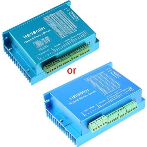 2021 New HBS86H Closed Loop Servo Motor Driver HBS860H Hybrid Step Servo Drive With RS232 Port