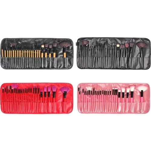 24 Pcs Makeup Brush Sets Professional Cosmetics Brushes Eyebrow Powder Foundation Shadows Pinceaux Make Up Tools with Gift Bag
