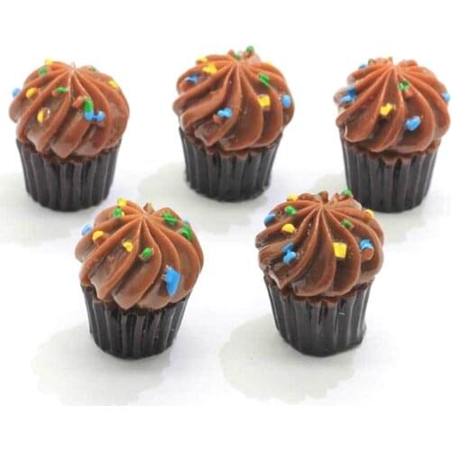 5Pcs/set Dollhouse DIY Miniature Artificial Fake Food Cake Resin Decorative Craft Toys