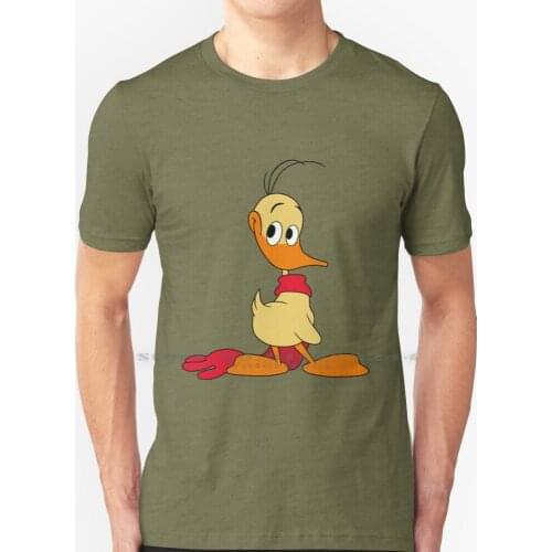 Alfred J. Quack T Shirt 100% Pure Cotton Alfred Jodocus Kwak Alfred J Kwak Musical Animation Cartoon Yellow Duck Creative