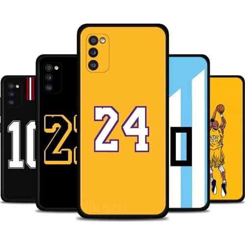 Phone Case For Samsung A51 Cover Soft Funda for Galaxy A71 A12 A21 A52 A42 A11 A02s A02 Coque basketball star Football 10 23 24