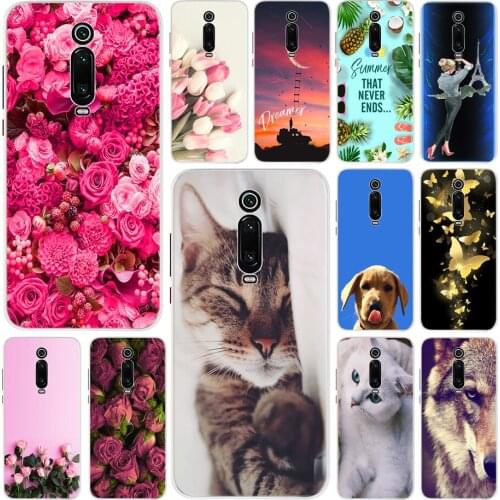Case For Xiaomi Mi 9T Redmi K20 New Cover Flowers Soft Silicone Phone Back Case For Xiaomi Mi 9T 9 T Redmi K20 Fundas 6GB 6.39