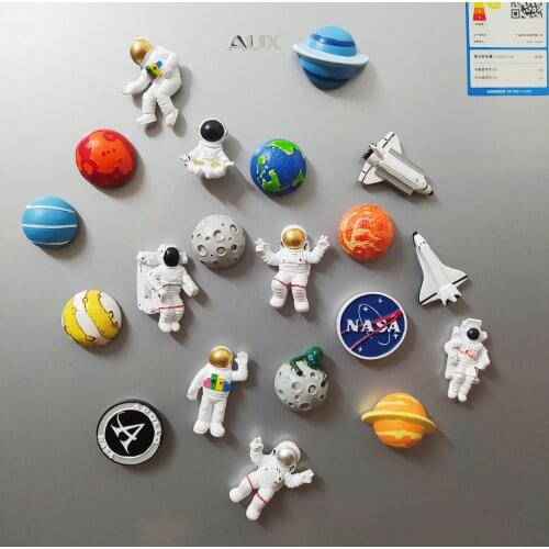 Boys Childrens Home Decorations, Gifts, Universe Planet Style Refrigerator Magnet Stickers