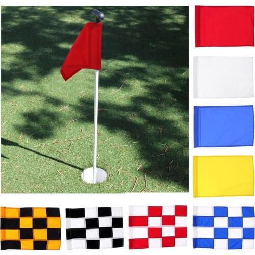Golf Flag, Golf Putting Green Flag, Backyard Practice Golf Hole Pole Cup Flag Nylon Putting Green Flag Golf Accessories