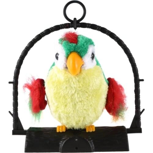 Talking Parrot Imitates And Repeats What You Say Kids Gift Funny Toy