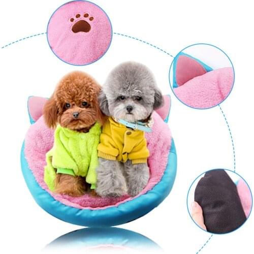 Pet Bed Machine Washable Super Soft Plush Fluffy Warming Pet Bed Pet Supplies For Cat Dog Gatos Accessories cama gato