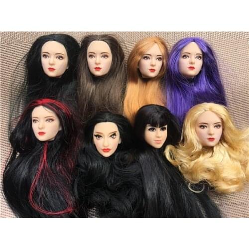 Good Make Up Chinese Girl Doll 1/6 Princess Joints Body Heads WIth Eyelashes Fashion Rare Limited Collection High Quality