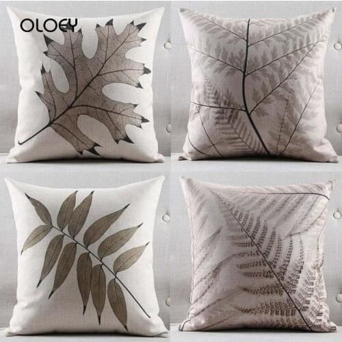 Square Fashion Idyllic Cushion Cover Home Bedroom Hotel Bedside Car Seat Decorative Cushion Cover Soft and Comfortable 45x45cm