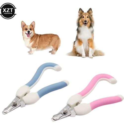 Pet Nail Clipper Cutter Stainless Steel Dog Cat Nail Trimmer Labor-Saving Nail Clipper Convenient Dog Cat Grooming Supplies