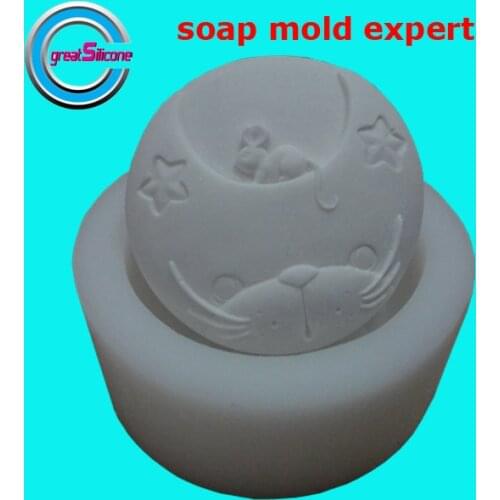 New cat and mice shape soap mold cake mold silicone chocolate molds