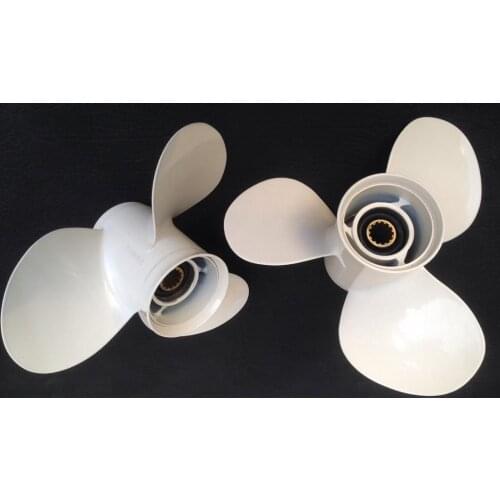 10 3/8x13 For yamaha 25-55hp outboard propellers boat motors marine aluminium propellers 13 teeth spline