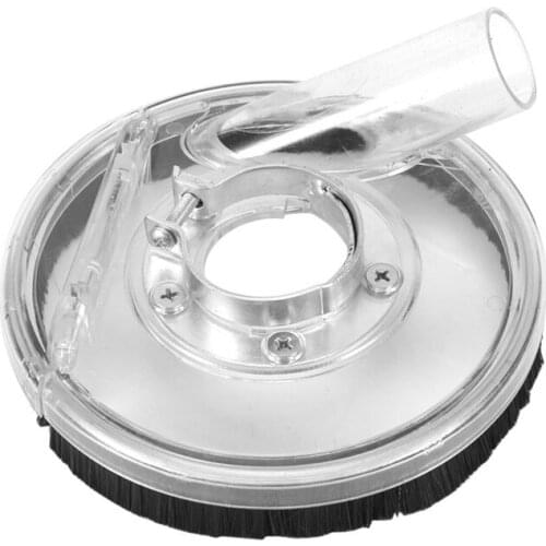 Dust Shroud Cover Fits Angle Hand Grinders 80-125mm Clear Vacuum Dust Shroud Dry Grinding Dust Cover