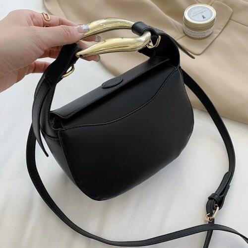 Luxury Crossbody Bags for Women 2021 Vintage Leather Messenger Bags Sac A Main Solid Shoulder Bag Female Handbags Fashion Hobos