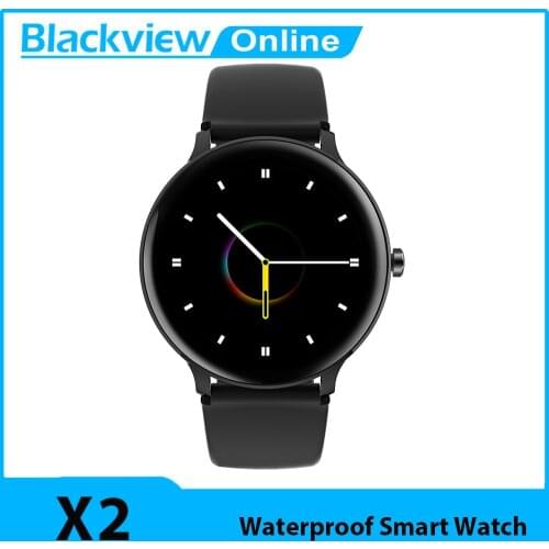 Blackview X2 Smartwatch Waterproof Wristband Sports watch Rate Pedometer Fitness Tracker Compatible with IOS And Android Phone