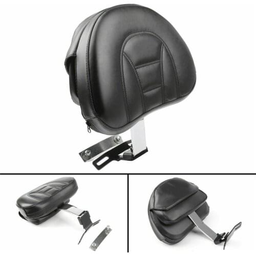Motorcycle Driver Backrest for Harley Heritage Softail Fatboy 2007-2017 Plug-in Adjustable Rider Backrest Kit