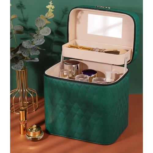 Large Capacity Cosmetic Bag Women Travel Portable Multi-functional Storage Box