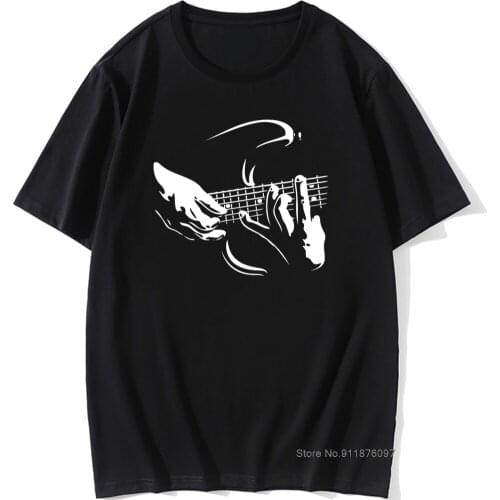 Guitar Music Band Guitarist Rock Short Sleeve Oversized Funny T Shirt Graphic Harajuku Hip Hop Cotton T-shirt Streetwear