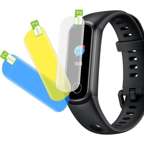 10PCS Soft TPU Clear Smartband Protective Film Guard For Huawei Honor Band 5i Wristband Smart Bracelet Full Screen Protector