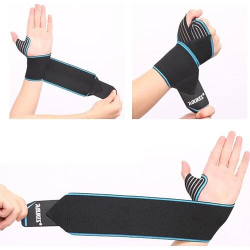 50cm Sports Fitness Weightlifting Wristband Bracer Gloves Body Building Bandage Training Gym Wrap Protector Ankle For Men Women