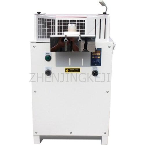 Slotted Automatic Unilateral Edging Machine 750W Leather Goods Edging Polishing Cloth Wheel Environmental Protection Equipment