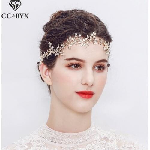 CC Headband Hairbands Crown Forest Style Fine Engagement Wedding Hair Accessories For Bridal Jewelry Elegant Luxury Gifts hx153