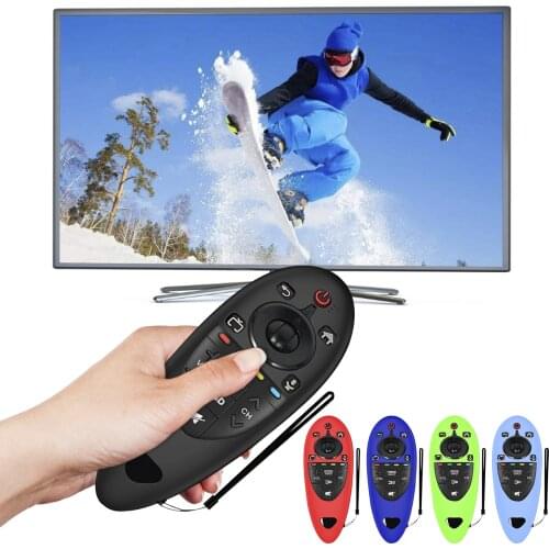 Cover For LG AN-MR500 Protective Silicone Cover 3D Smart TV Magic Remote Control Case With Lanyard Flexible Shockproof MR500