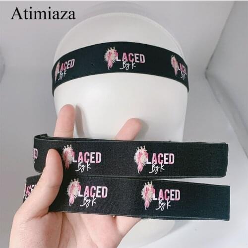 Customize Lace Melt Band Elastic Edge Laying Band wig band with Adjustvelcro For closure wigs Frontal wigs melt belts