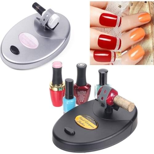 Electric Nail Polish Shaker Machine Adjustable Nail Gel Ink Paint Varnish Bottle Shaking Device Anti Caking Shake Evenly Tools