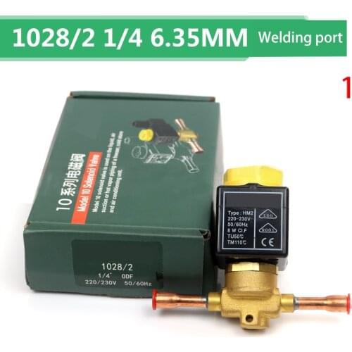 Refrigeration solenoid valve brass electric solenoid valve magnetic valve welding gas solenoid valve coil 6.35/9.52/12.7/16/19mm