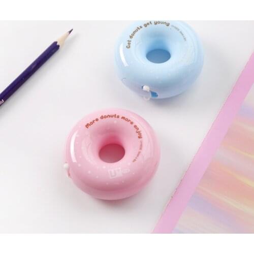 1pc Cute Correction Tape Kawaii Donut Press Type Practical Bullet Journal Accessories Korean Stationery Office School Supplies