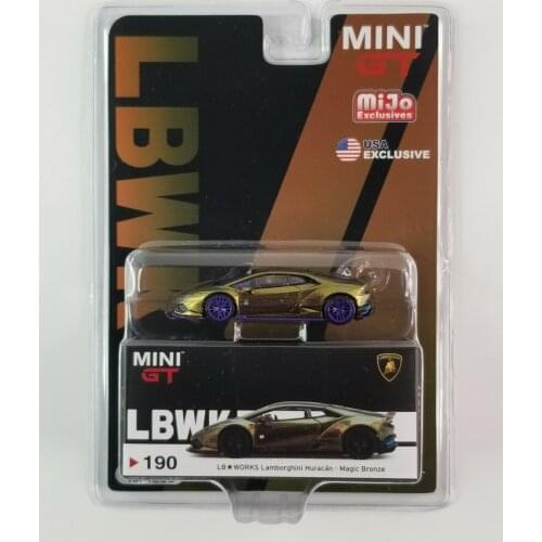 Mini GT 1/64 Hurricane Diecast Collection of Simulation Alloy Car Model Children Toys