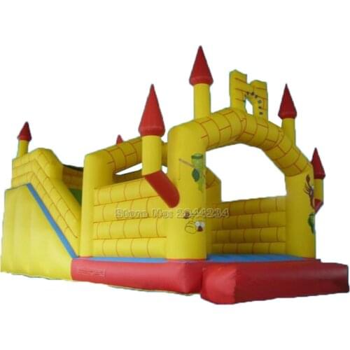 Commercial indoor playground equipment bounce house castle slides