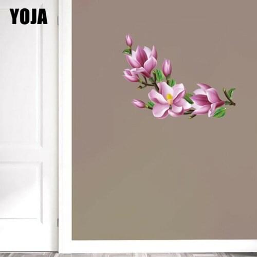 YOJA 60×44.7CM Creative Magnolia Branch Bedroom Wall Stickers Classic Home Decor Accessories 8WS0097