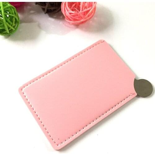 Fashion Luxury Portable Shatter-Proof Stainless Steel Face Mirrors Cosmetic Mirrors Make Up Vanity Mirror Birthday Gift