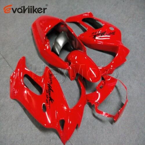 Motorcycle cowl for VTR1000F 1997 1998 1999 2000 2001 2002 2003 2004 2005 red ABS Plastic motorcycle fairing
