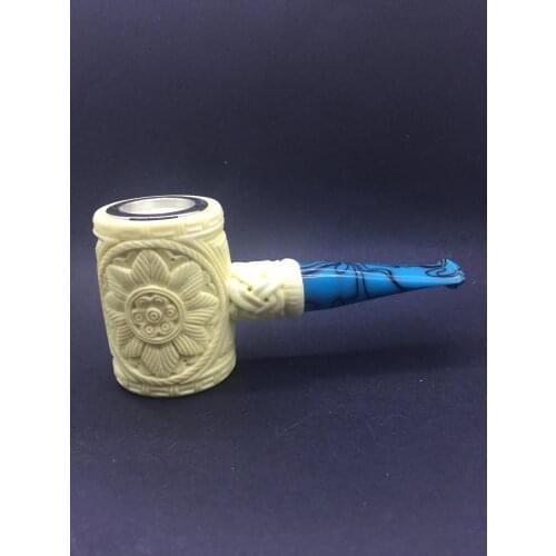 Poker model meerschaum pipe English meerschaum pipe smooking tobacco