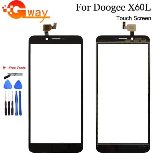 5.5" For Doogee X60L Touch Screen Digitizer Glass lens Panel Touch Screen For Doogee X60L Phone Repare Parts Sensor + Tools