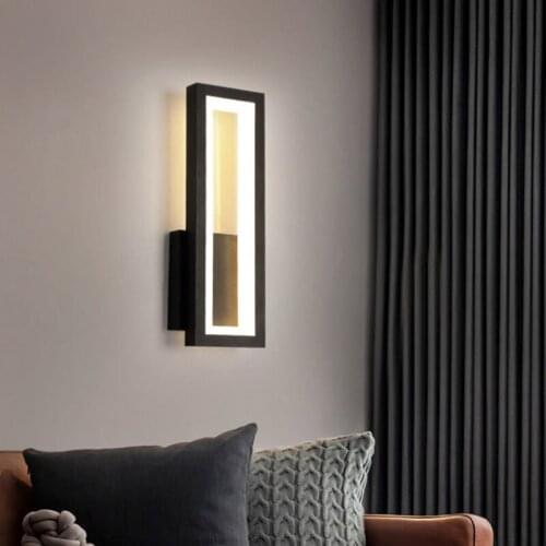 Modern Nordic LED Wall Lamp Restaurant Living Room Bedroom Decoration Wall Sconces Aisle Corridor Indoor Lighting Wall Light