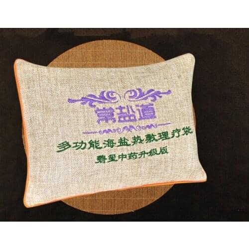 Moxibustion salt heat pack bag acupuncture massage herb bag cervical knee therapy massage heatpack