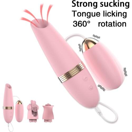 4pcs Sucking Vibrator for Women Sucker massage Oral Clitoris Sex Vibrator Tongue Vibrators Vibrating Egg Sex Toys For couples