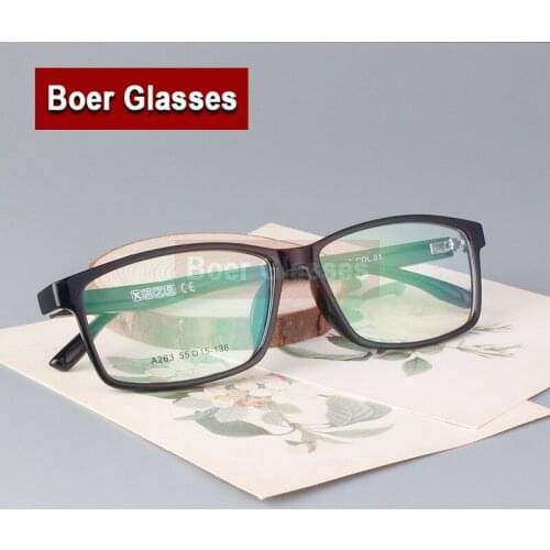 High Quality TR90 Full Rim Optical Eyeglasses Unisex Fashion Eyewear Light Man Women Glasses Crystal 239 249 263