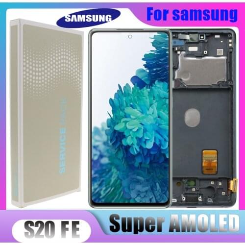 6.5'' Super AMOLED LCD For Samsung Galaxy S20 FE 5G G780 G781 S20 lite LCD Display Touch Screen Digitizer Assembly Replacement