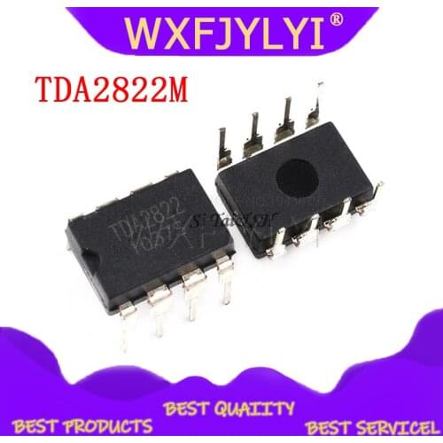 10PCS TDA2822M DIP8 TDA2822 DIP 2822M DIP-8 new and original IC