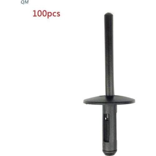 13MF 100PCS Plastic Car Rivets Auto Door Bumper Fasteners for X1 X5 X6 X3 Series Car